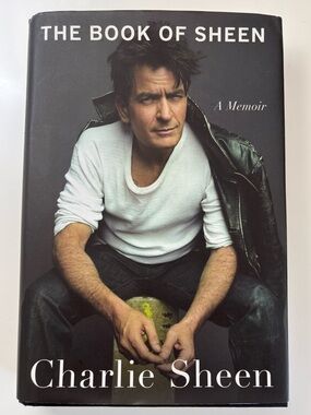 The Book Of Sheen Memoir By Charlie Sheen Hardcover Book
